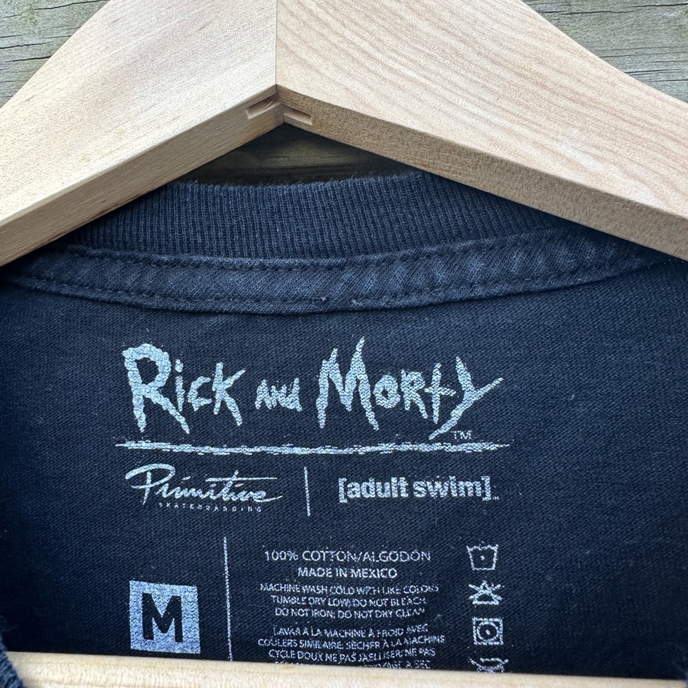 Primitive x Rick and Morty Pickle Rick Black‎ T-Shirt Size Medium - Picture 6 of 9